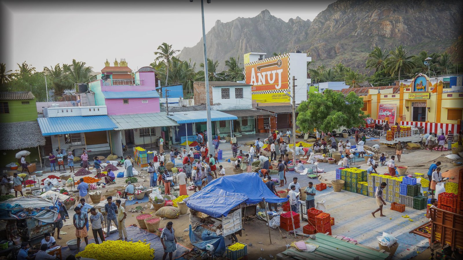 Thovalai Poo Market